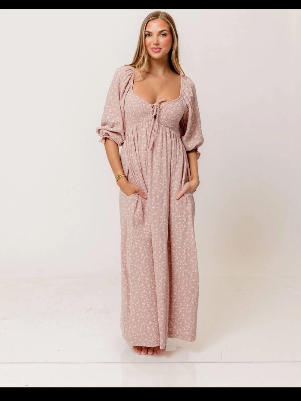 Worth Collective Rose Cecilia Dress Small